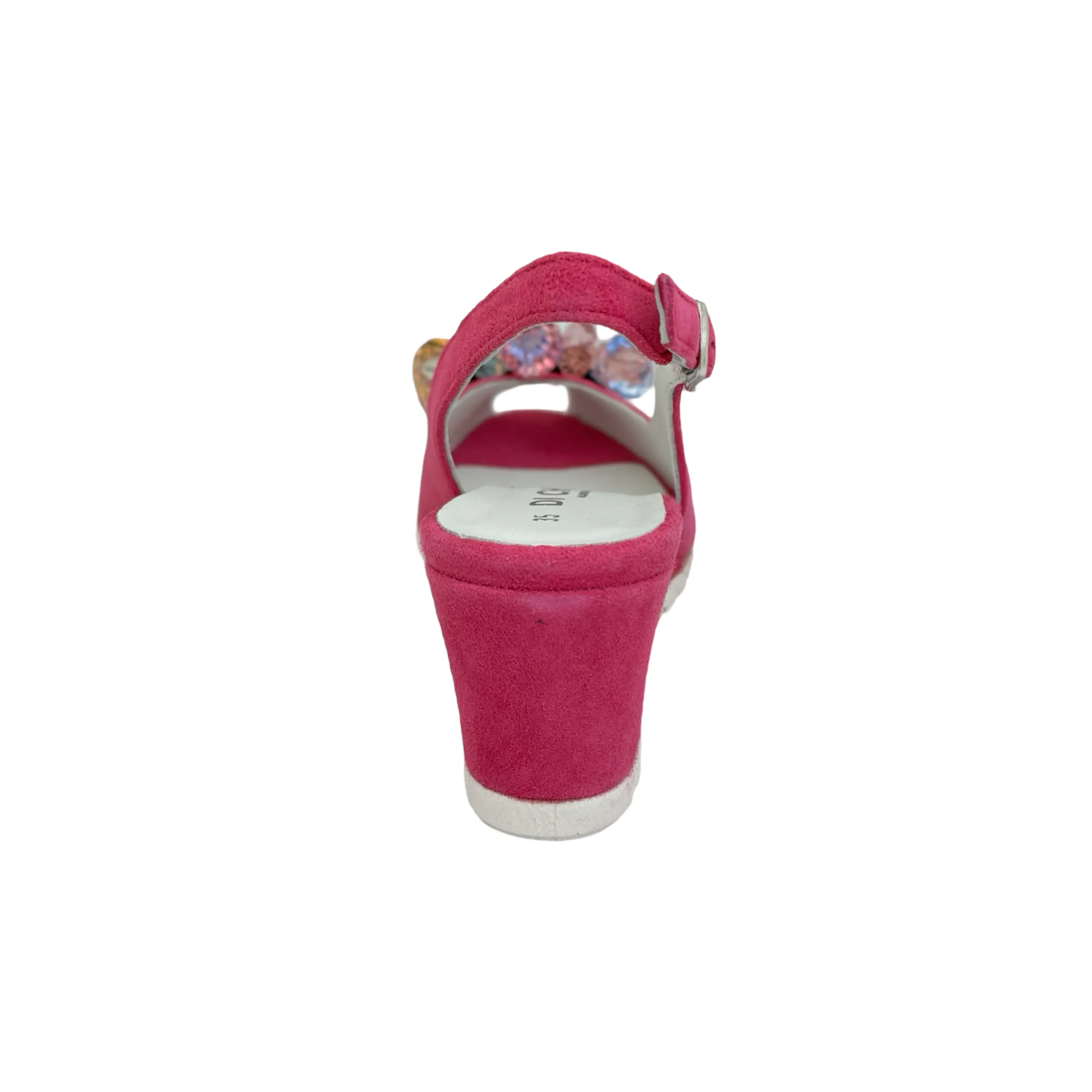 11025 Pink/Jewel Wedge Sandal