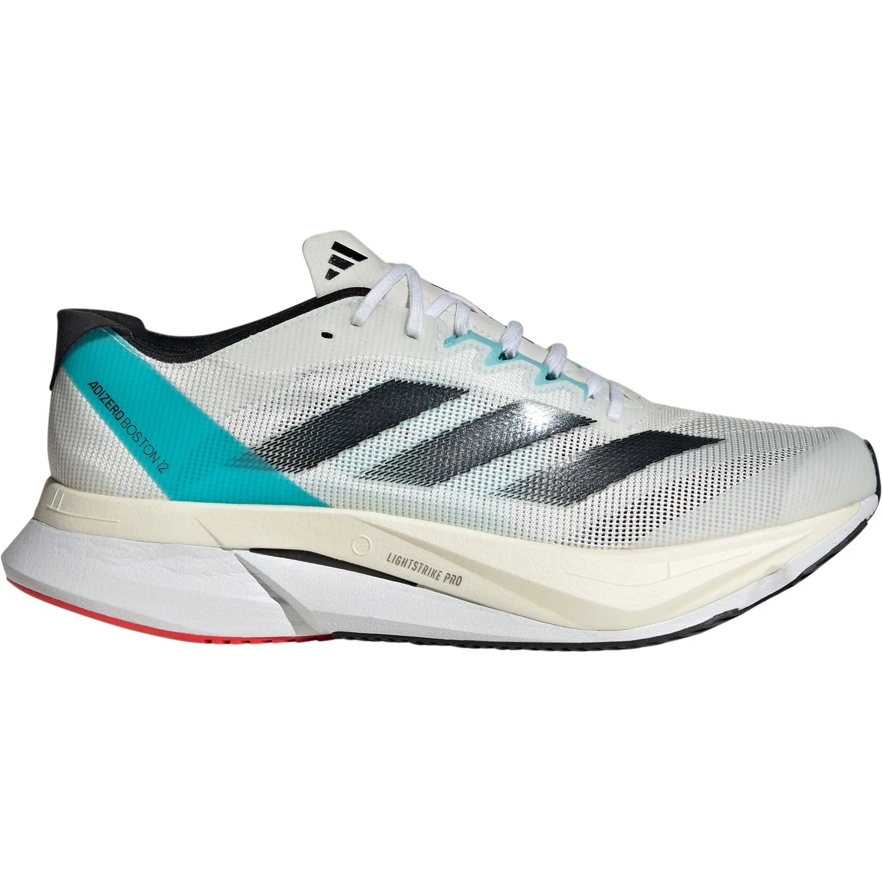 adidas Adizero Boston 12 Mens Running Shoes - White