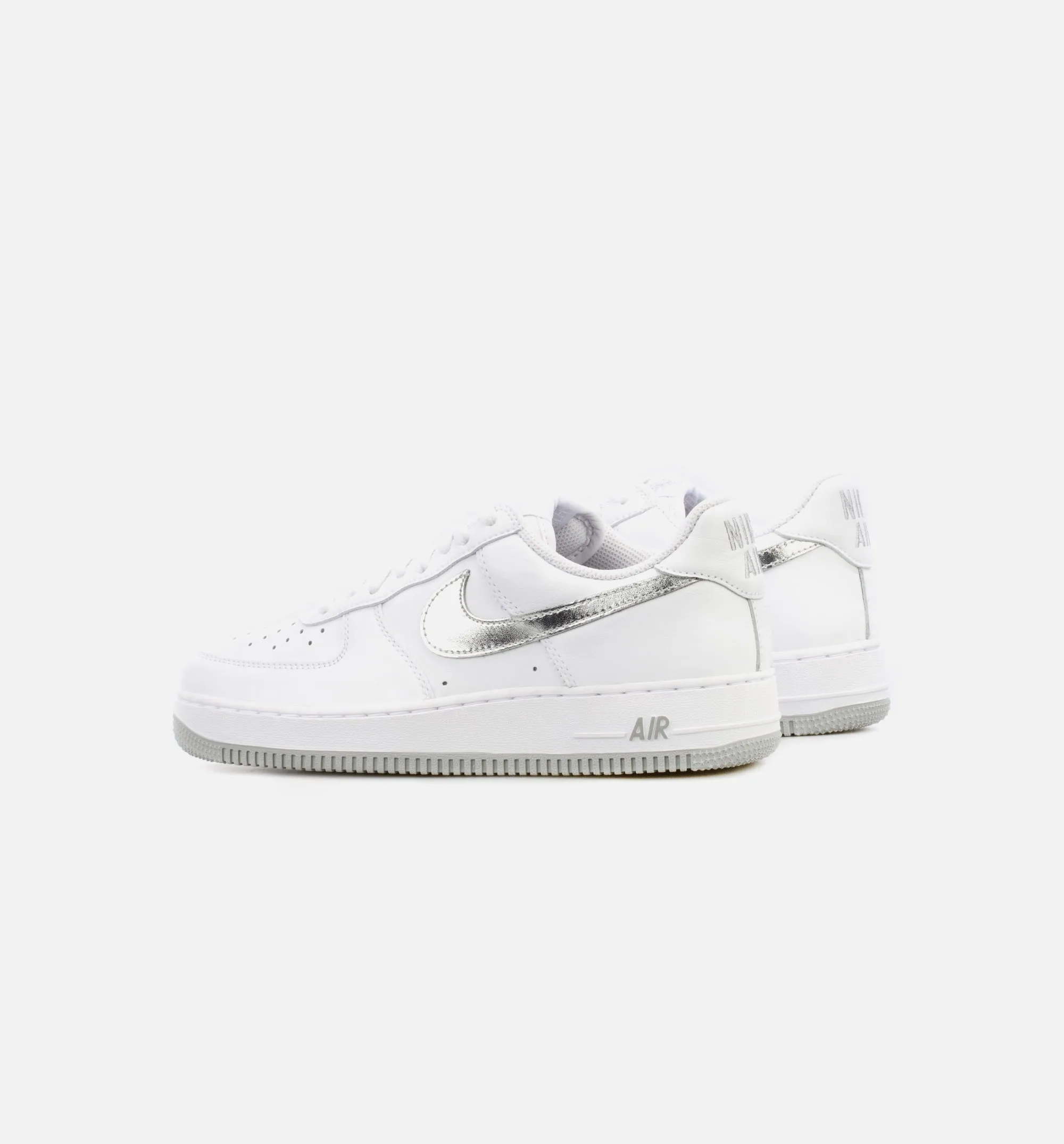 Air Force 1 Low Silver Swoosh Mens Lifestyle Shoe - White