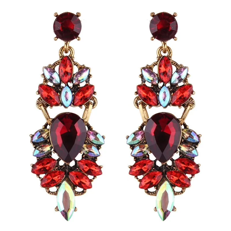 Allure Earrings Eclat Red