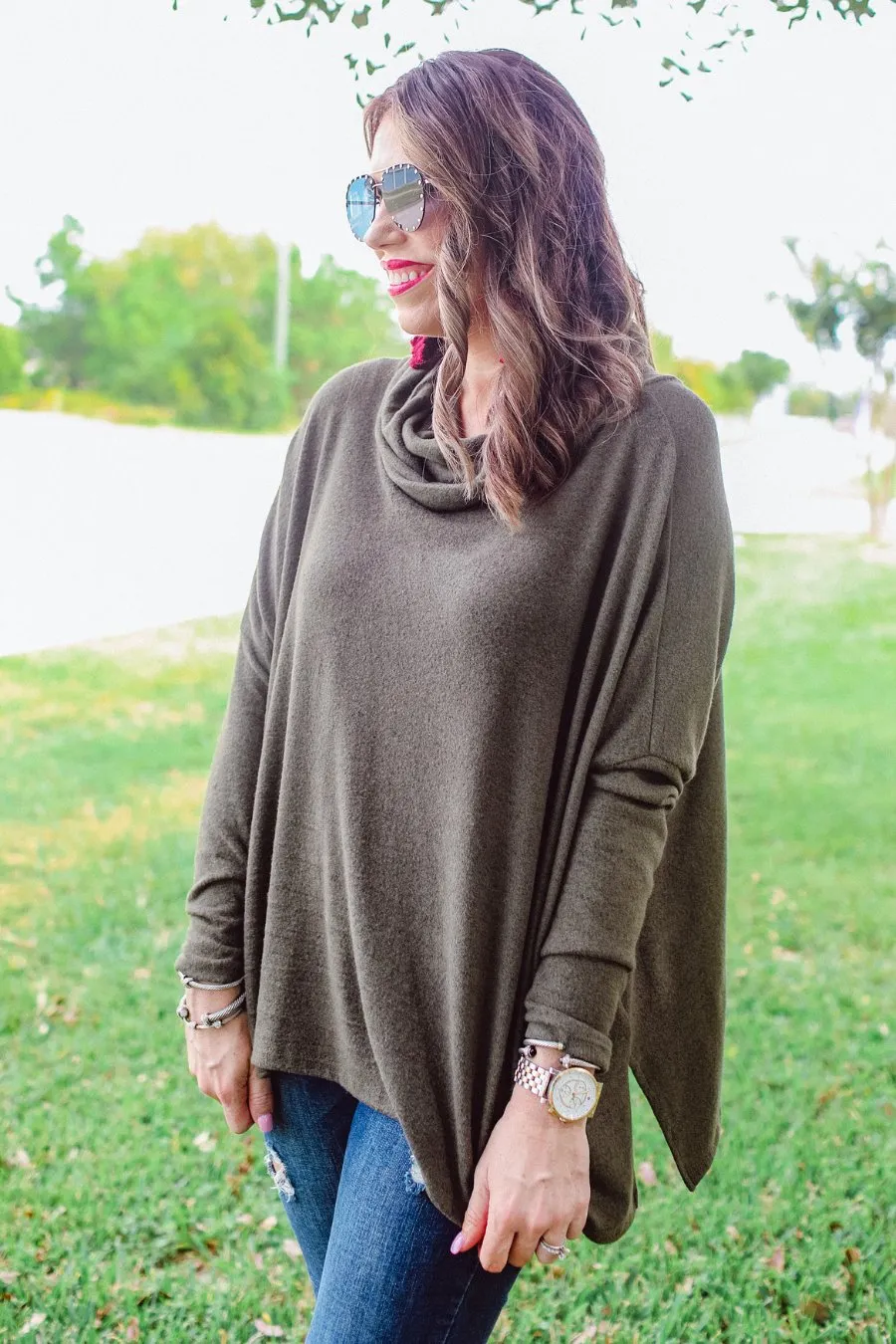 Arden Cowl Neck Tunic