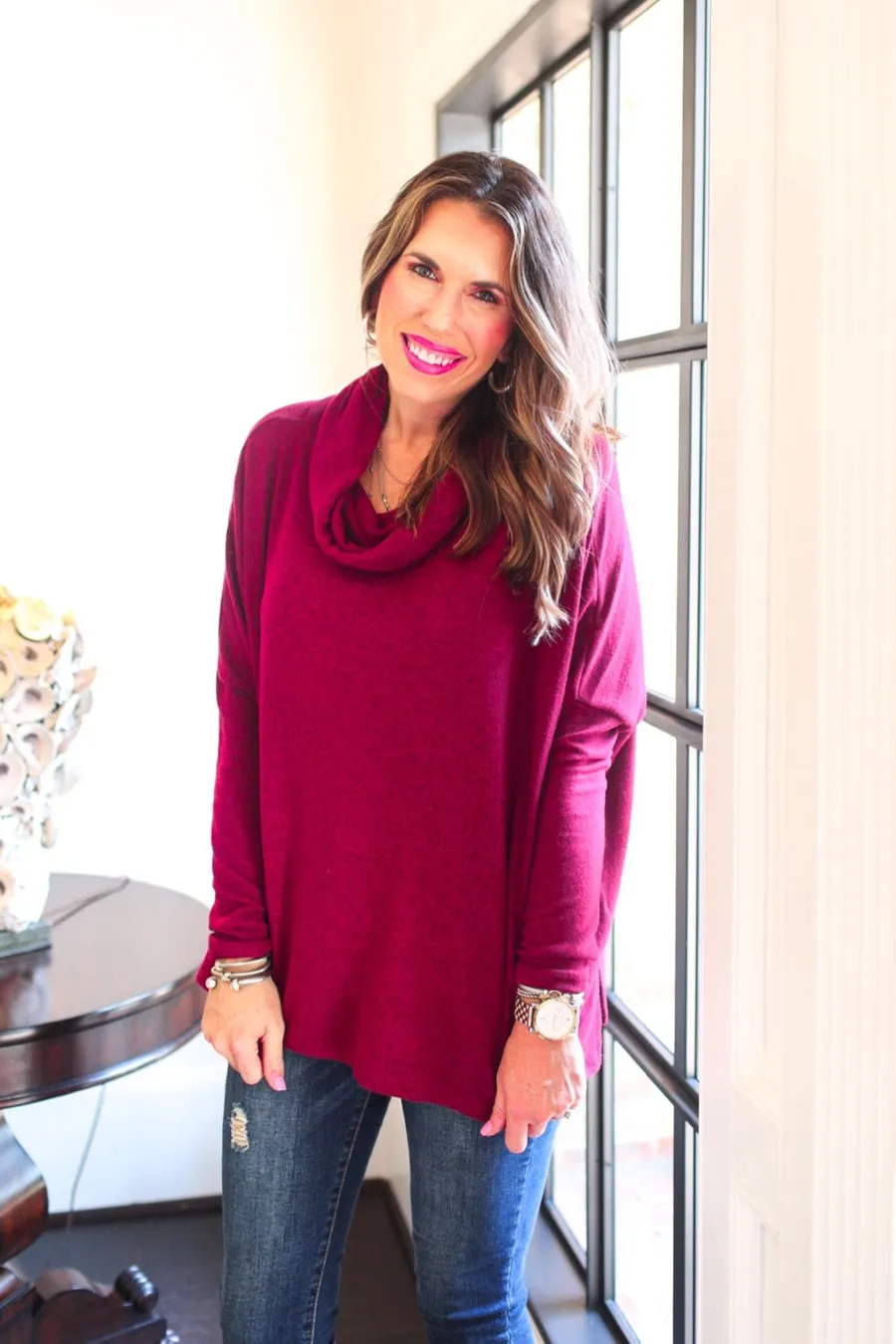 Arden Cowl Neck Tunic