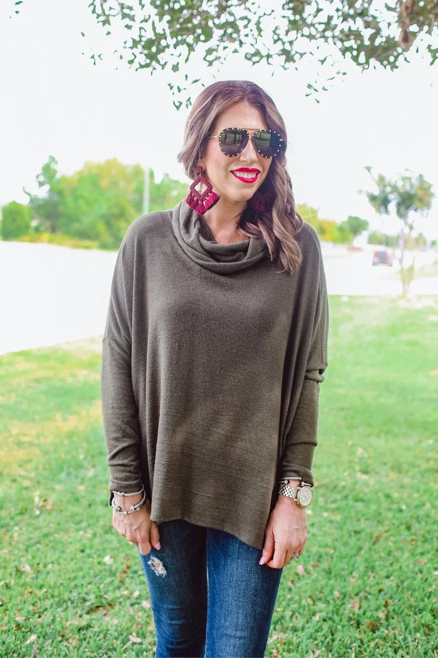 Arden Cowl Neck Tunic