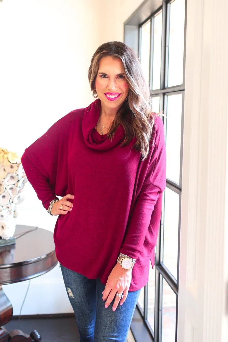 Arden Cowl Neck Tunic