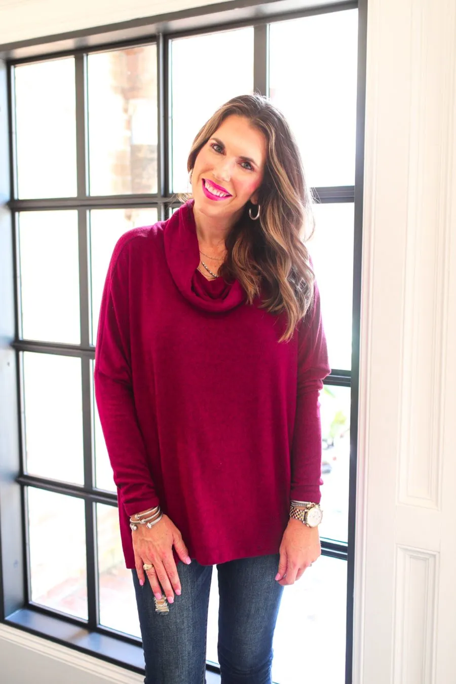 Arden Cowl Neck Tunic