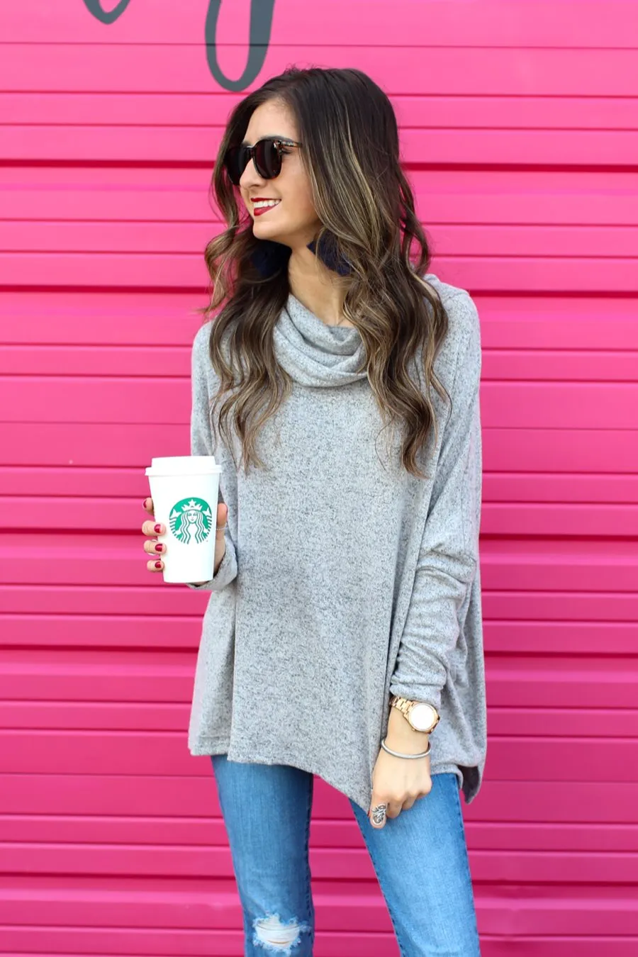 Arden Cowl Neck Tunic