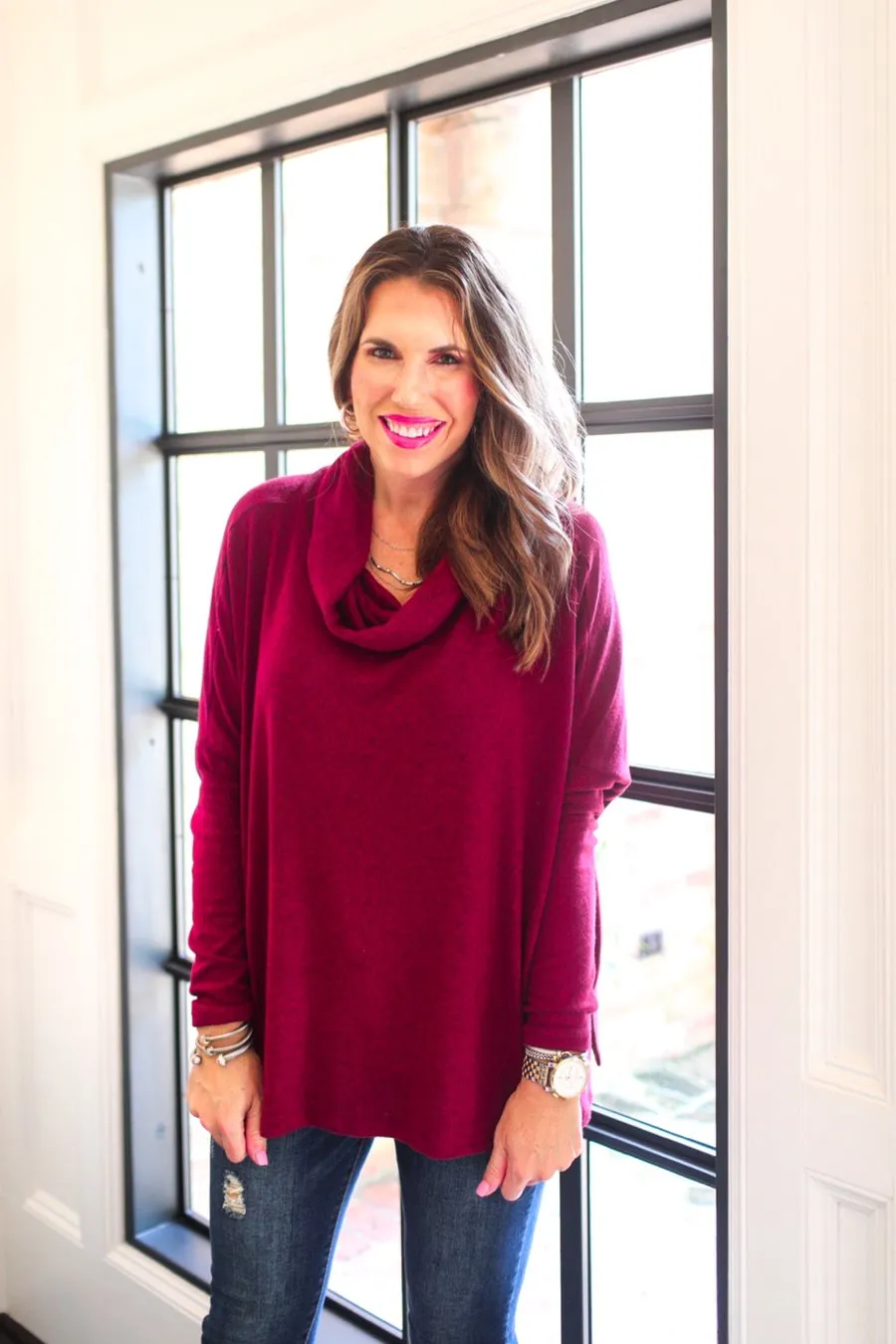 Arden Cowl Neck Tunic