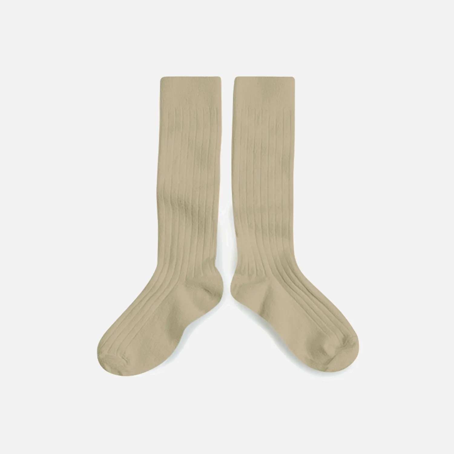 Babies & Kids Cotton Knee Socks - Taupe