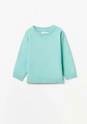 Basic Knit Jumper - Green