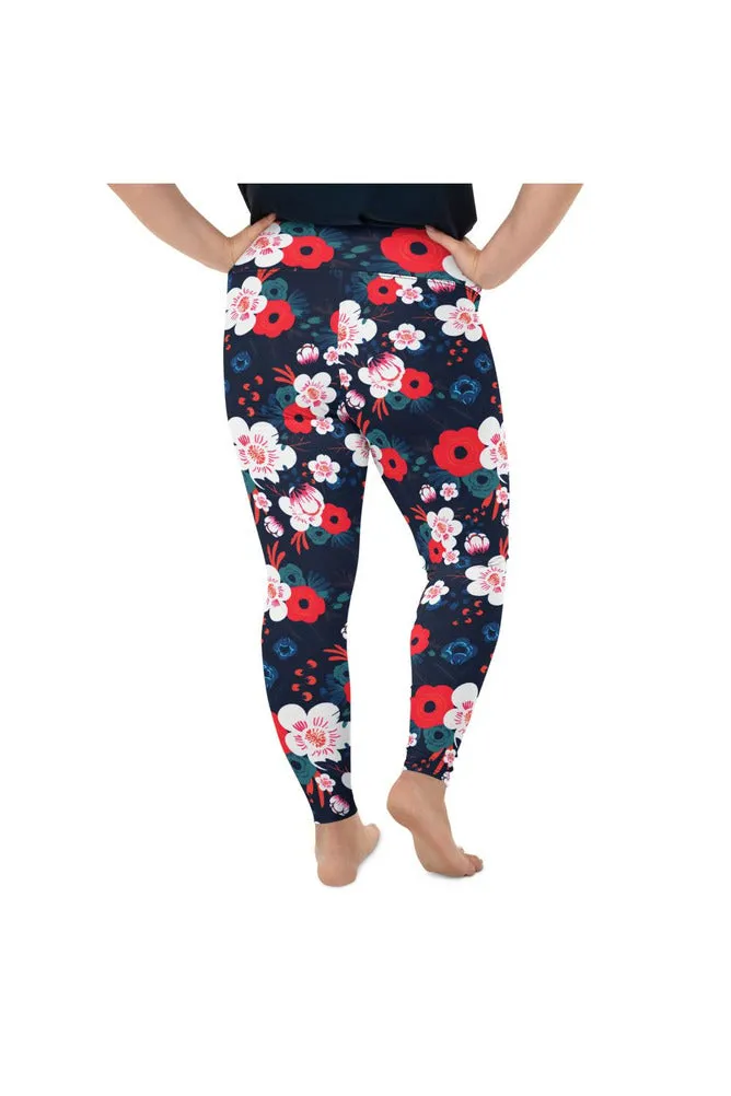 Blueberry Meadows Plus Size Leggings