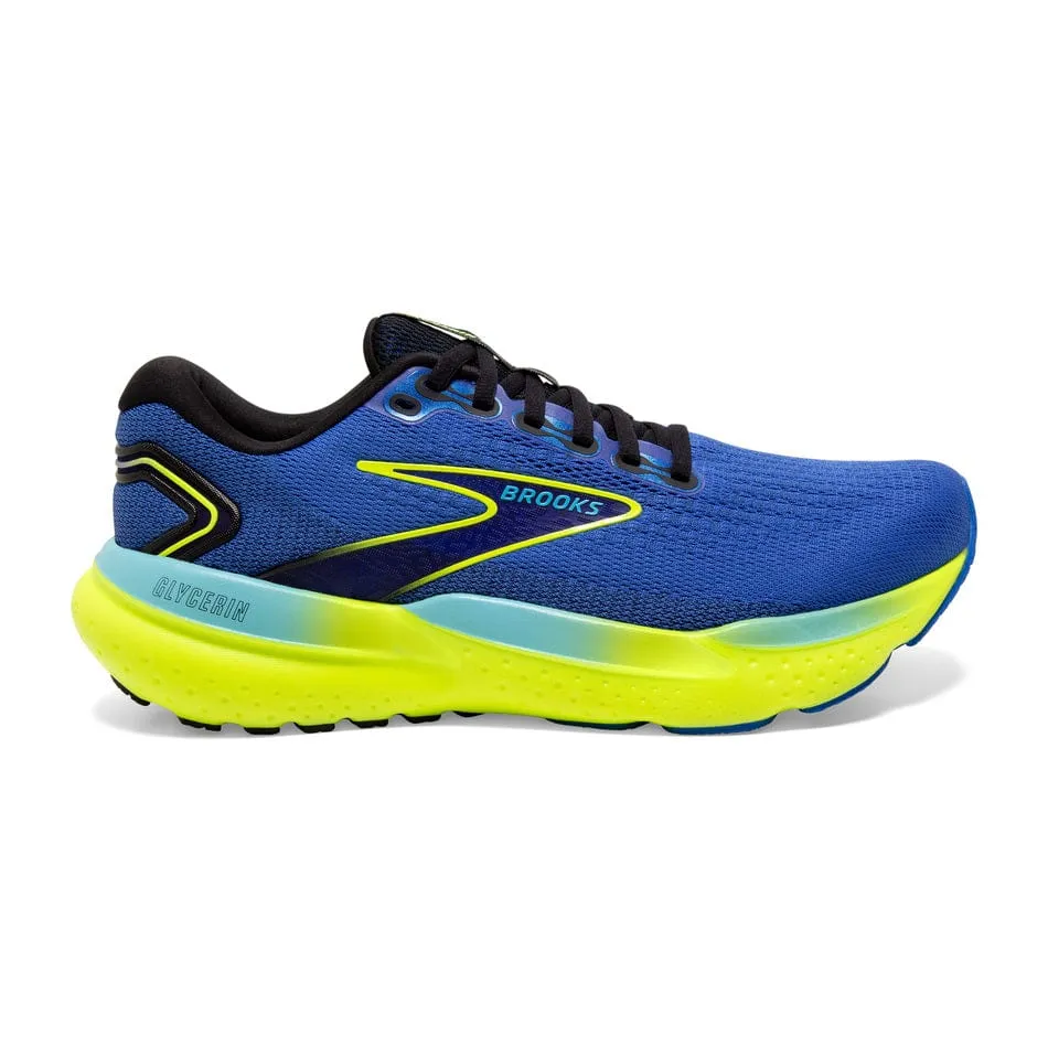 Brooks Glycerin 21 Men's Running Shoes SS24 Blue/Nightlife/Black