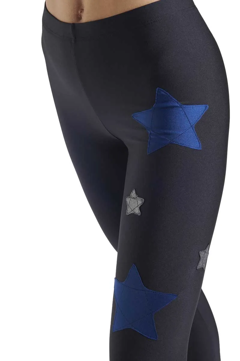 Cascata di Stelle Leggings con Stelle