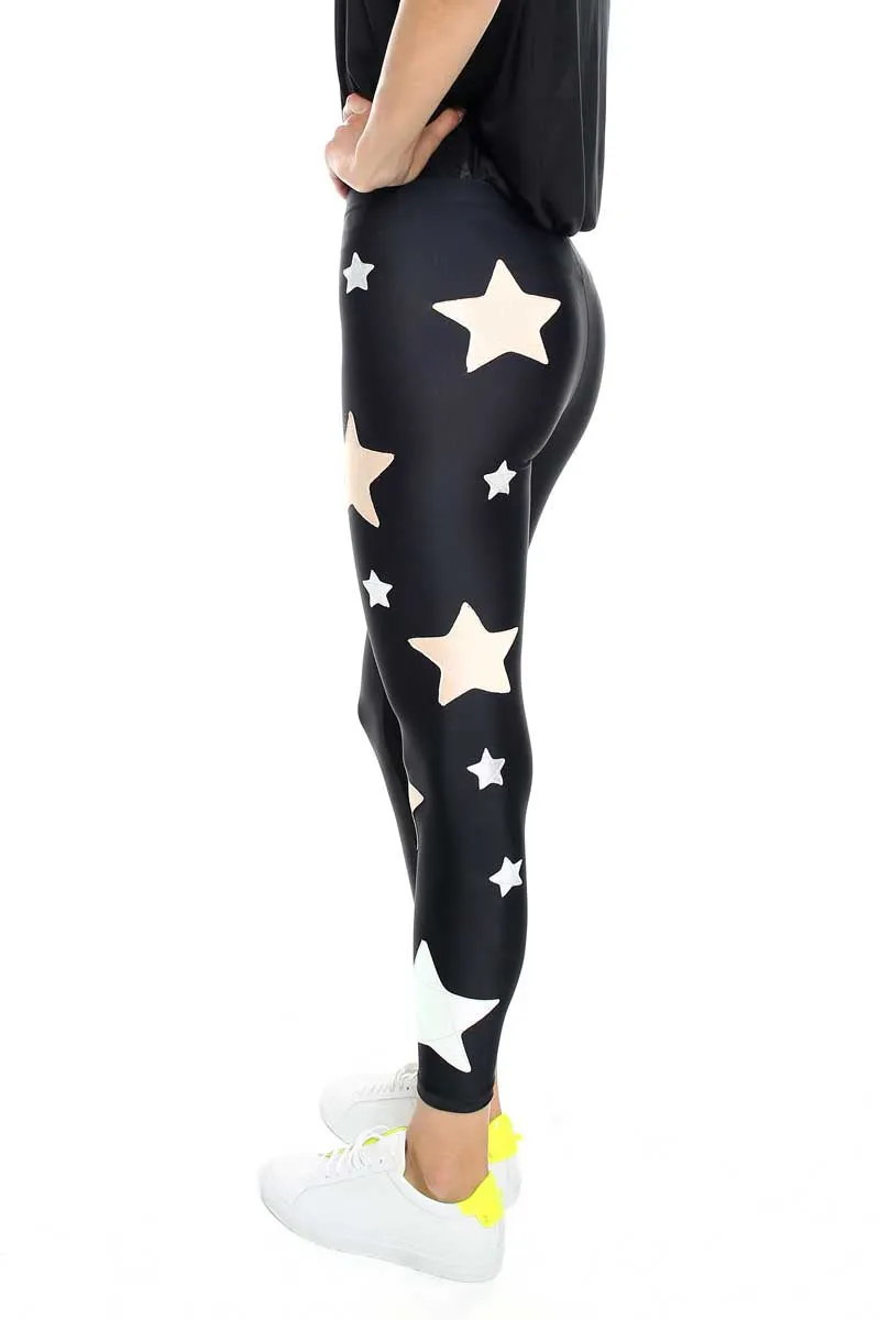 Cascata di Stelle Leggings con Stelle