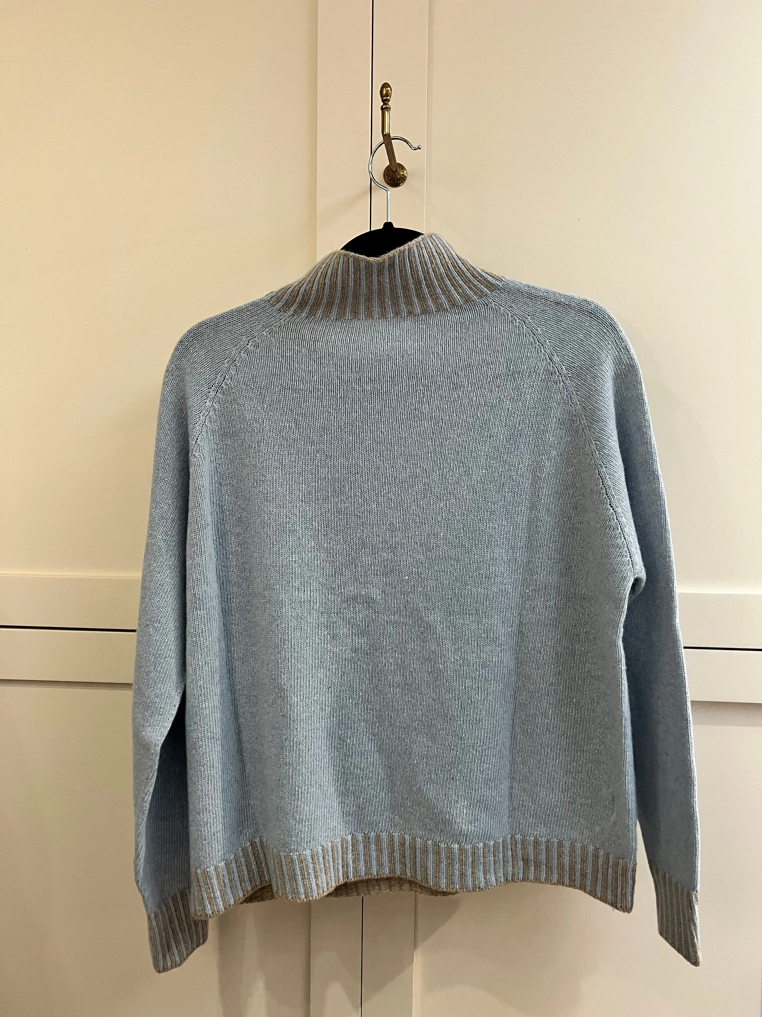 Cashmere Blend Mock Turtleneck