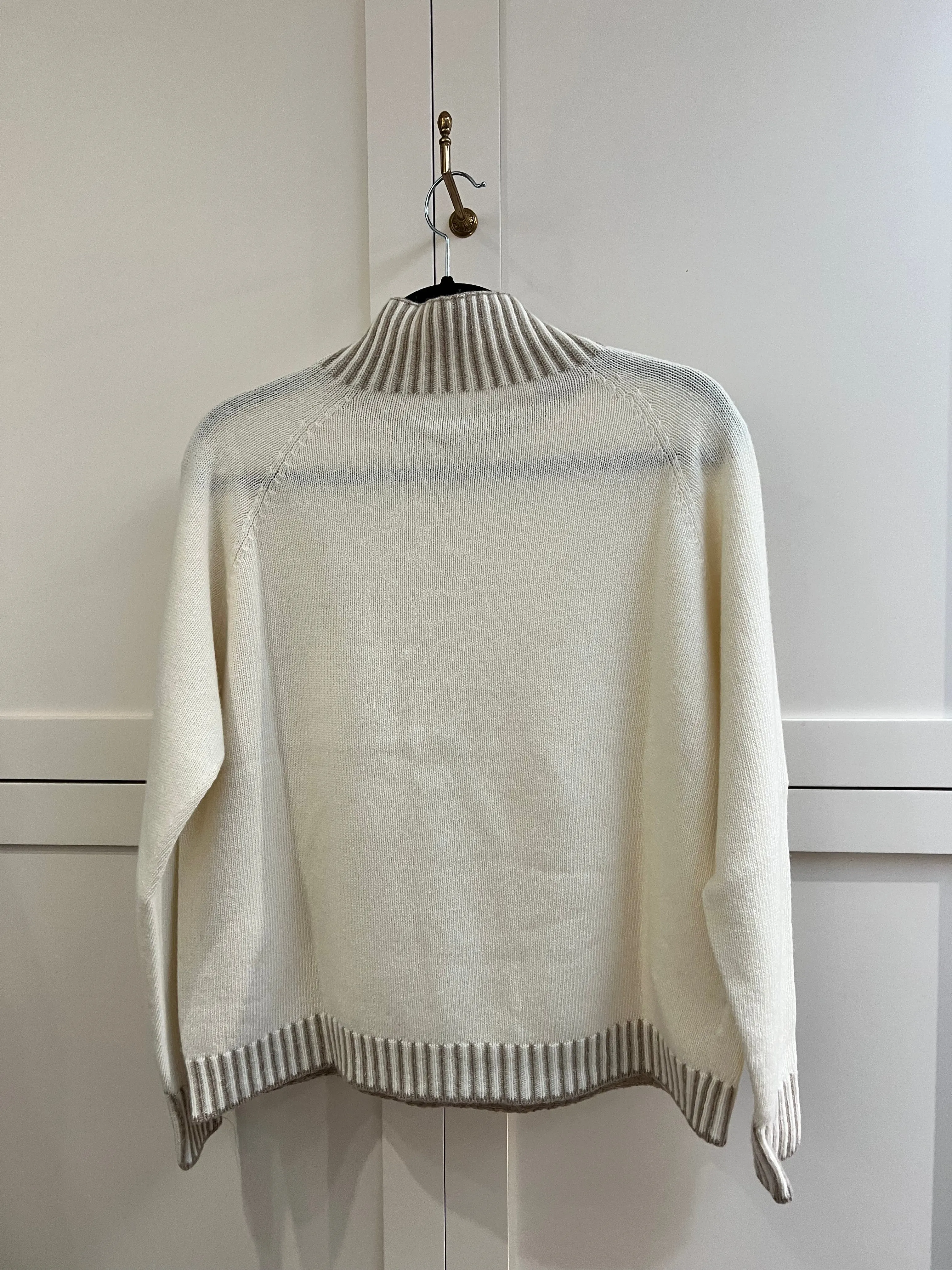 Cashmere Blend Mock Turtleneck