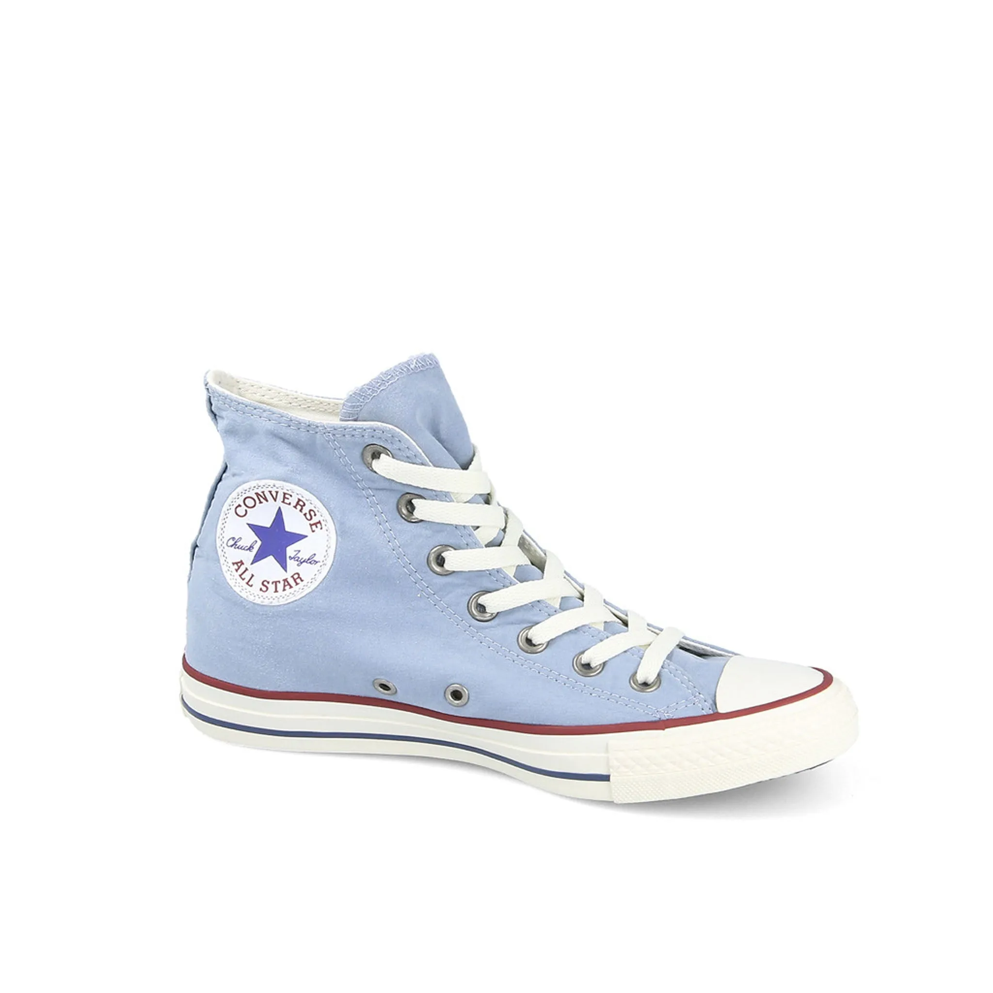 Converse Chuck Taylor All Star Hi Lace-Up Blue Canvas Womens Plimsolls 157608C