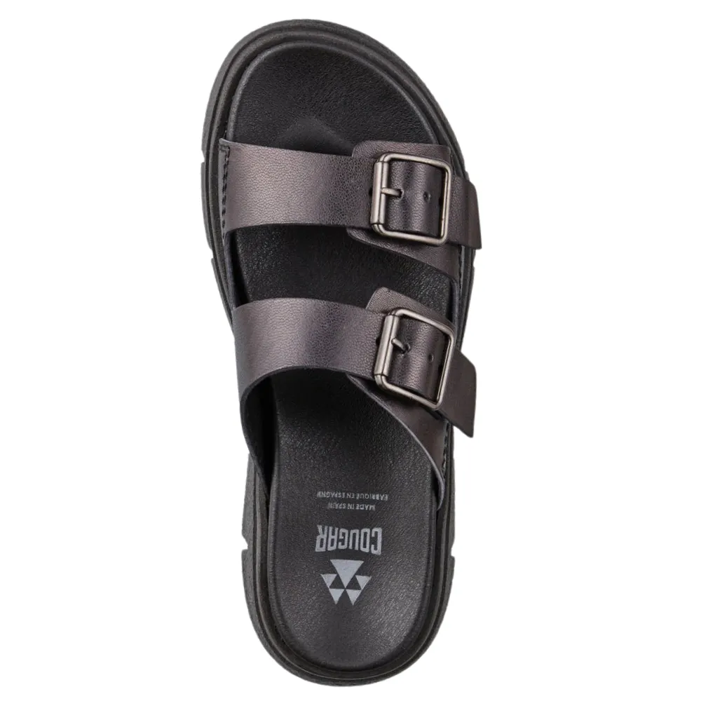 Cougar Piera Leather Black Sandal (Women's)