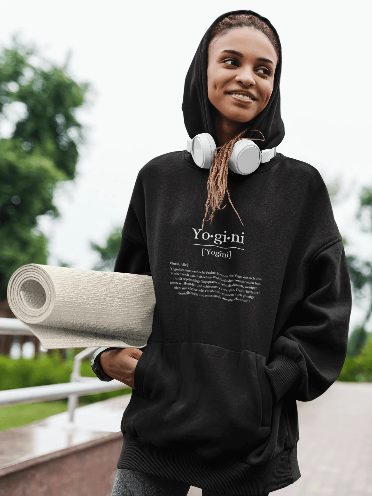 HigherBlanks Premium Hoodie | Yogini