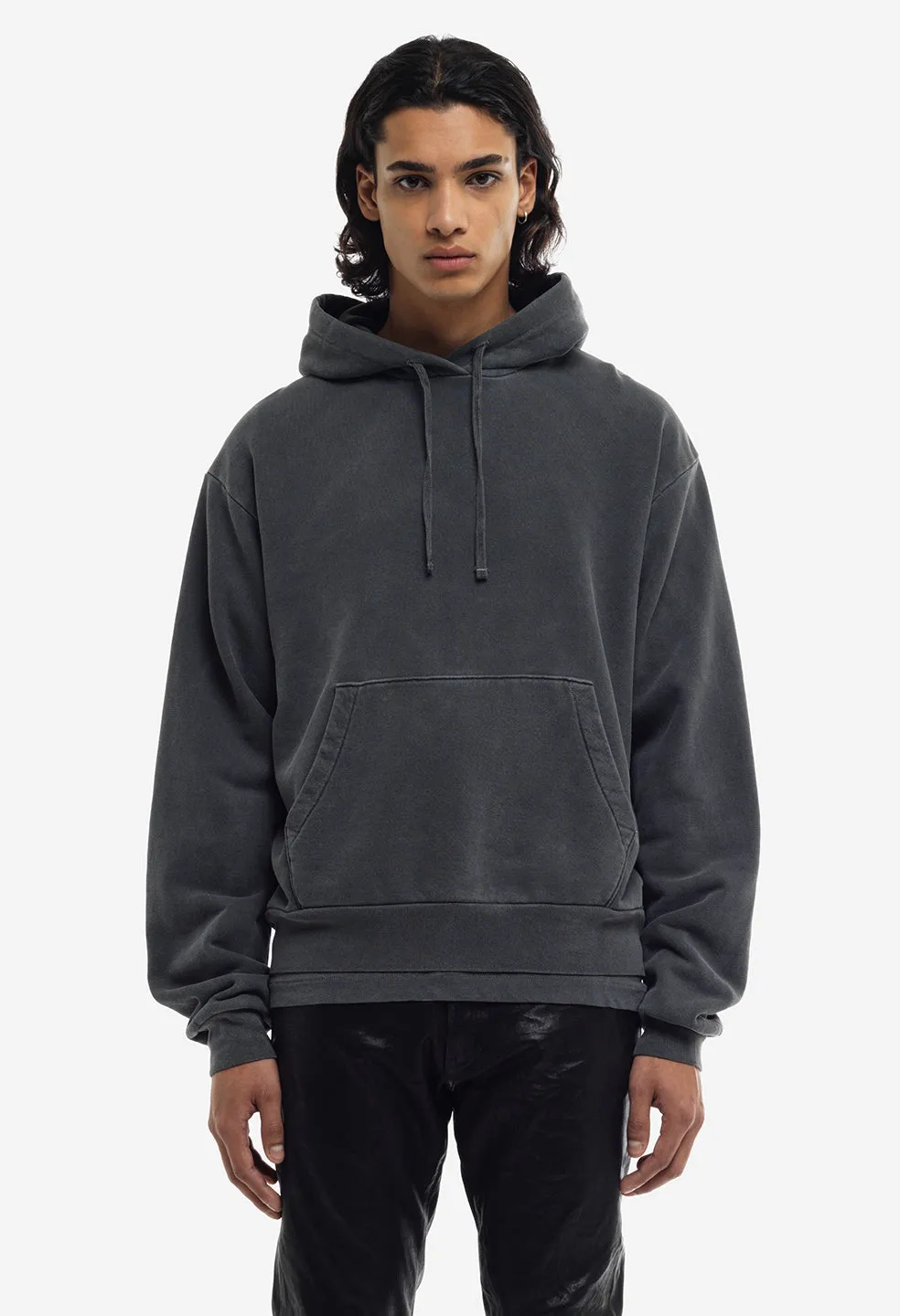 Interval Hoodie / Washed Black