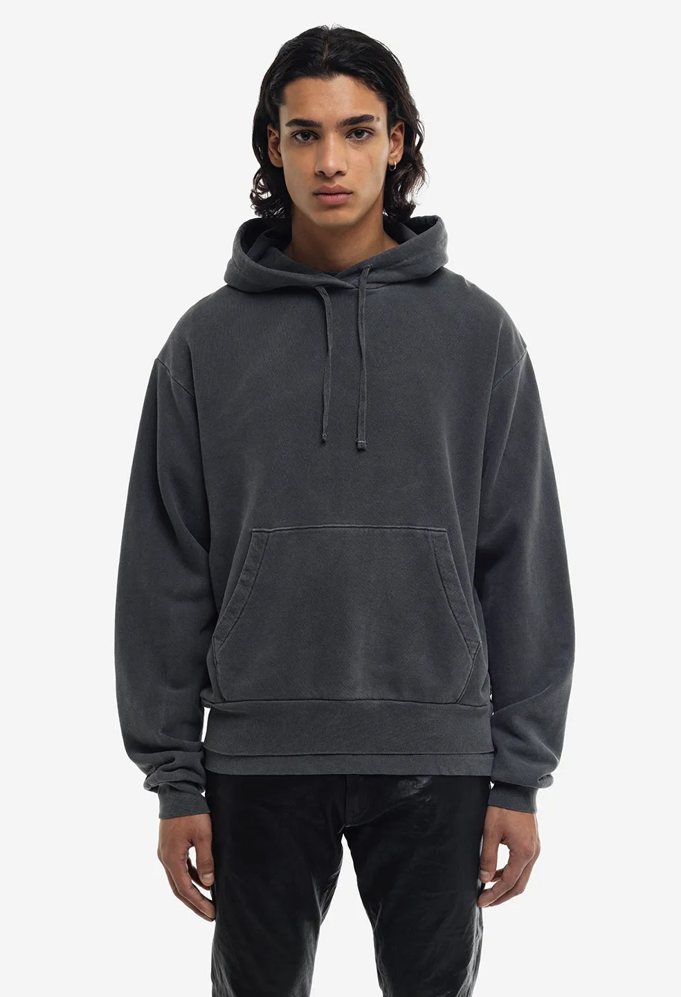 Interval Hoodie / Washed Black