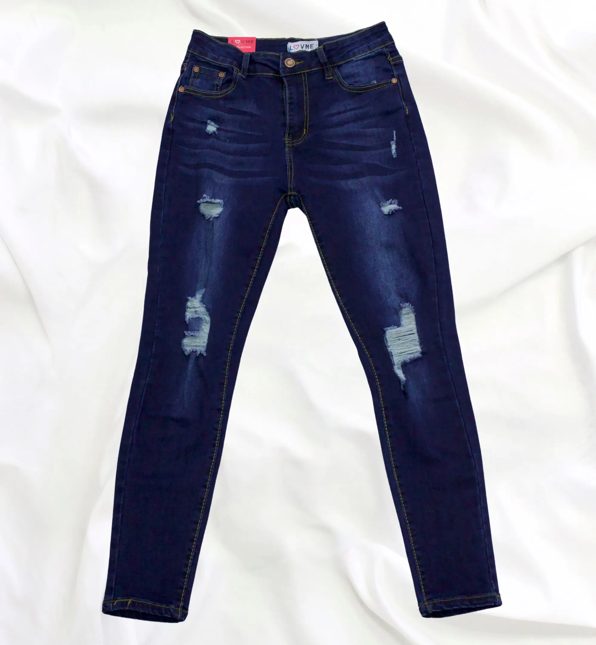 JEANS ESTILO SKINNY CON DESTRUCCIN LV90002