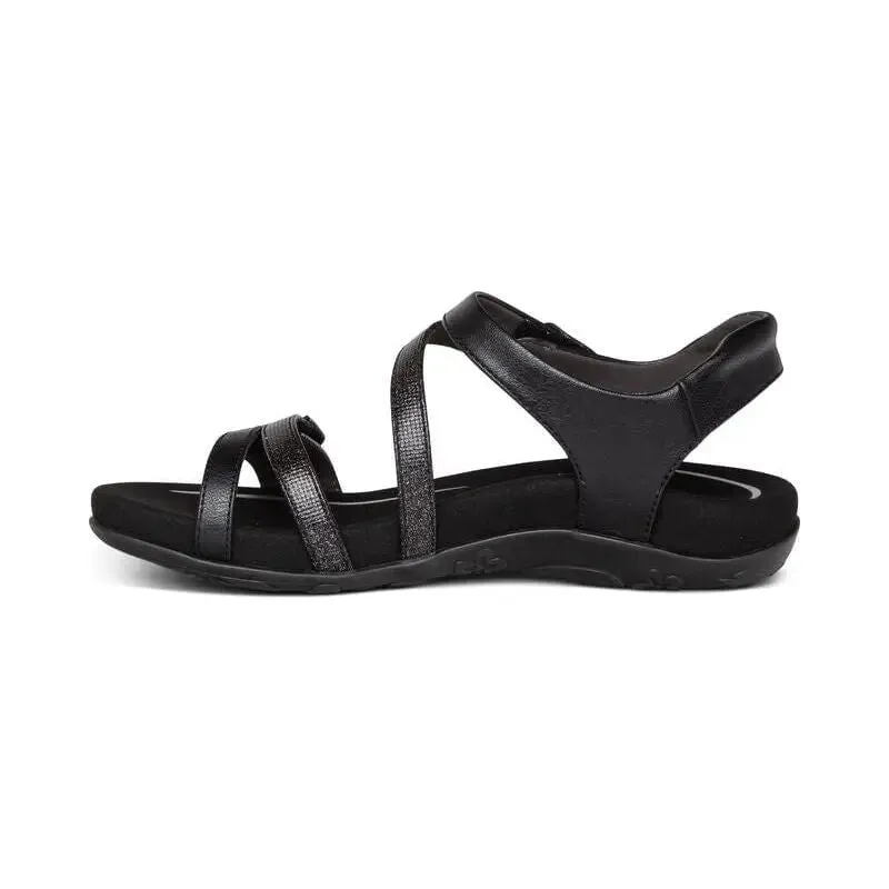 Jess Adjustable Sandal - Black