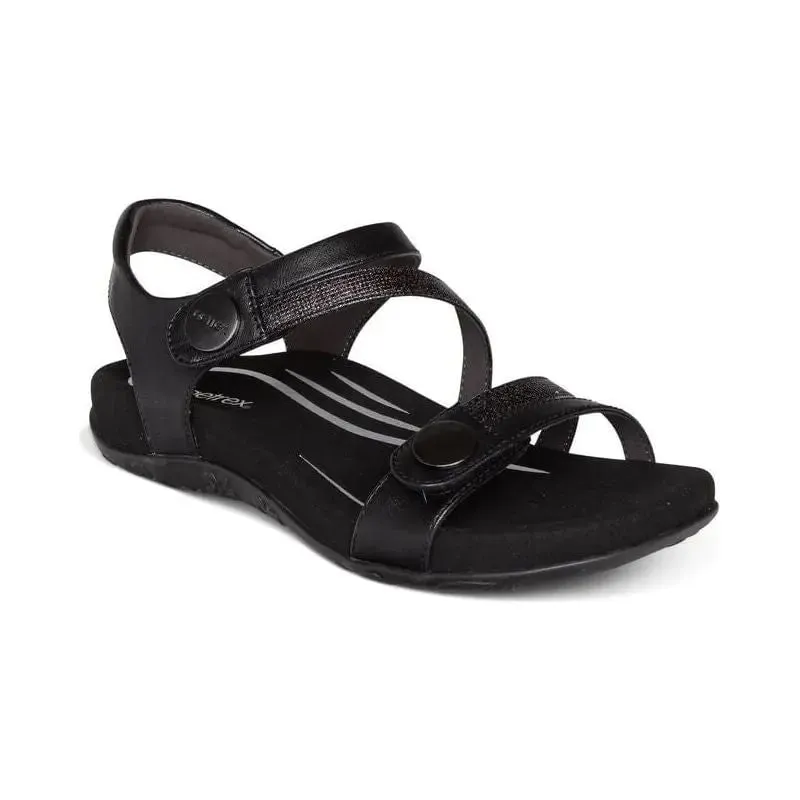 Jess Adjustable Sandal - Black