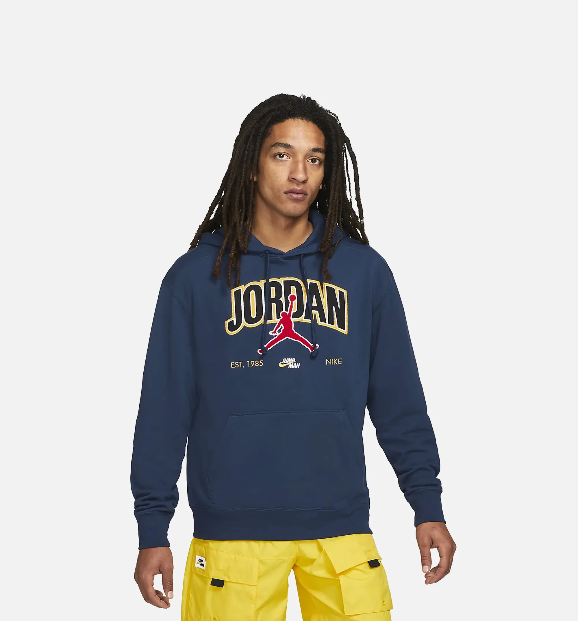 Jumpman Pullover Hoodie Mens Hoodie - Midnight Navy