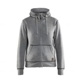 Ladies&#x20;Hoodie&#x20;With&#x20;Full&#x20;Zip&#x20;3373&#x20;Grijs&#x20;M&#xE9;lee&#x20;-&#x20;Bl&#xE5;kl&#xE4;der