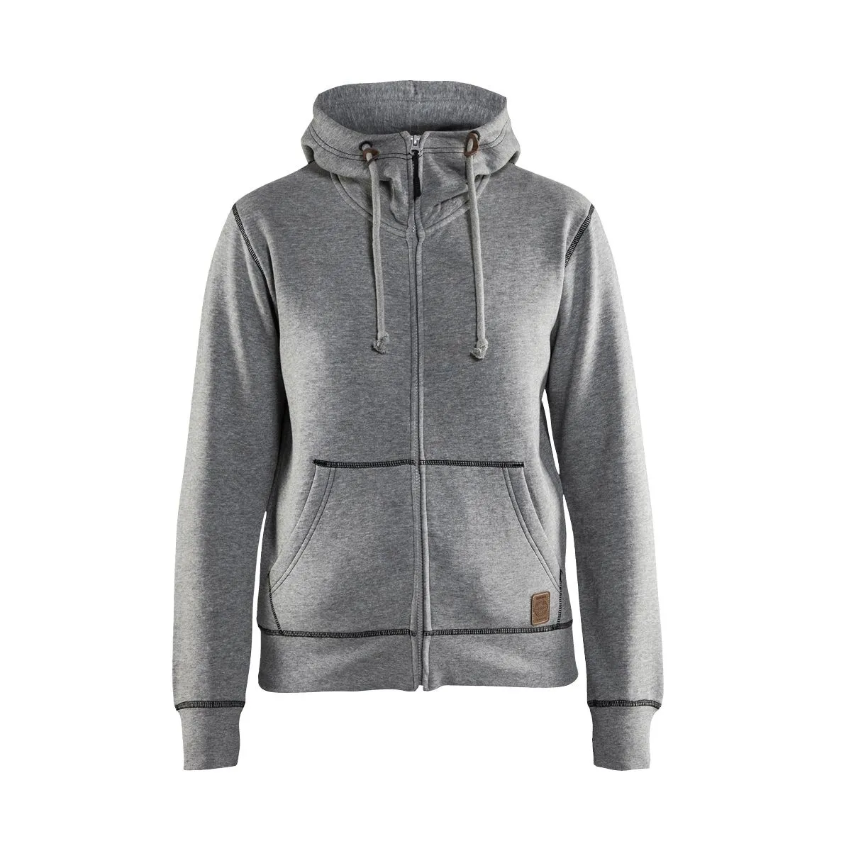 Ladies&#x20;Hoodie&#x20;With&#x20;Full&#x20;Zip&#x20;3373&#x20;Zwart&#x20;M&#xE9;lee&#x20;-&#x20;Bl&#xE5;kl&#xE4;der