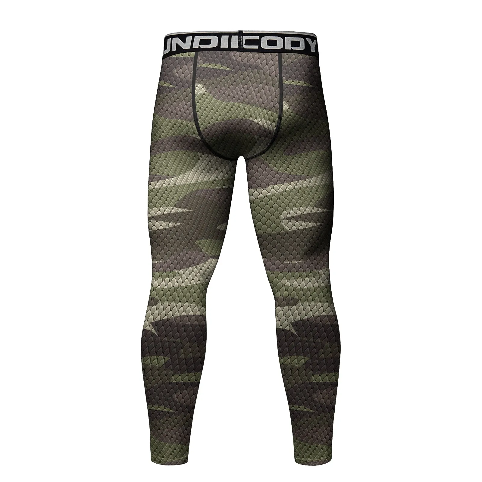 Men's Jungle Camouflage Elite Compression Leggings Spats