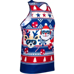 Men's Printed Singlet- Uglier Sweater