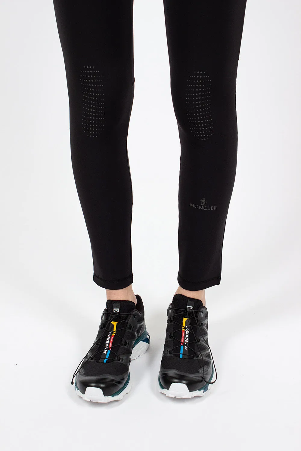 Mesh Panelled Leggings Black