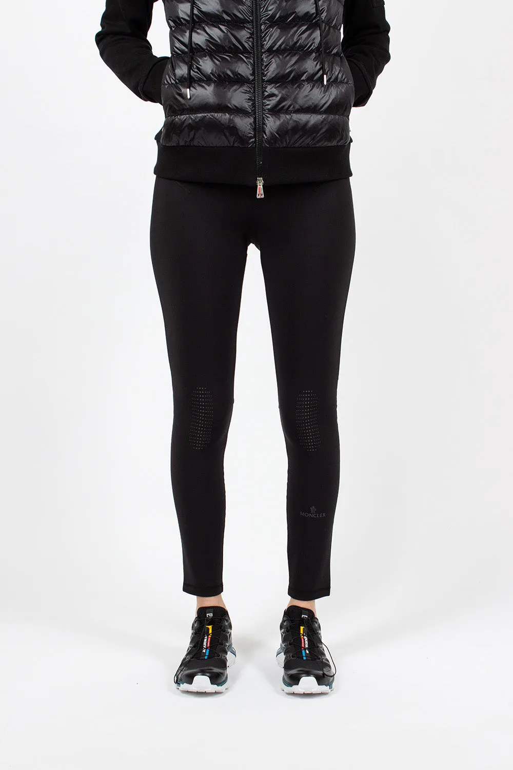 Mesh Panelled Leggings Black