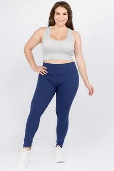 Navy LONG ACTIVE LEGGINGS