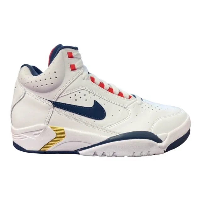 Nike men's basketball shoe Air Flight Lite Mid DJ2518 102 white-red-blue