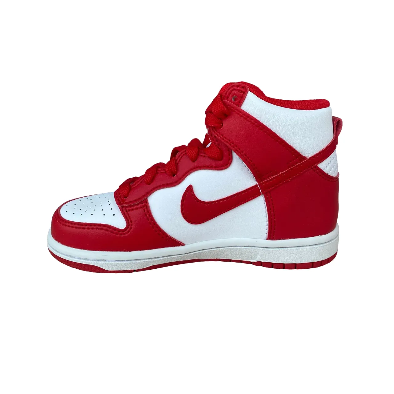 Nike Shoe Children's Sneakers Dunk High PS DD2314-106 white-red