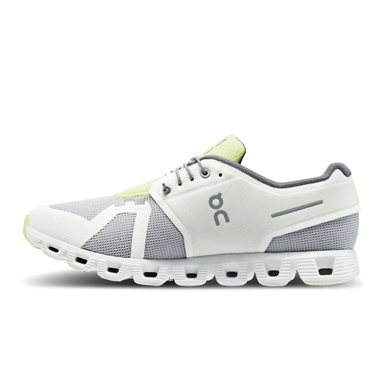 On Running Cloud 5 Push Running Shoe (Men) - Undyed-White/Glacier