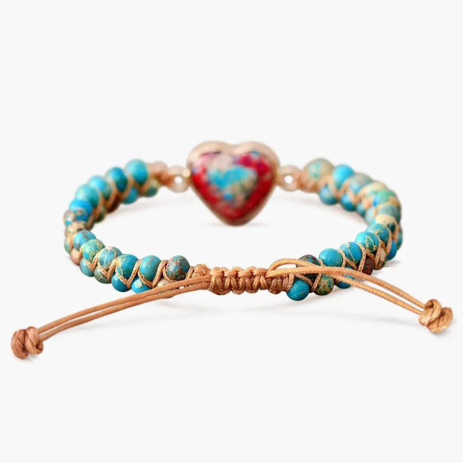 Passion Heart Friendship Bracelet