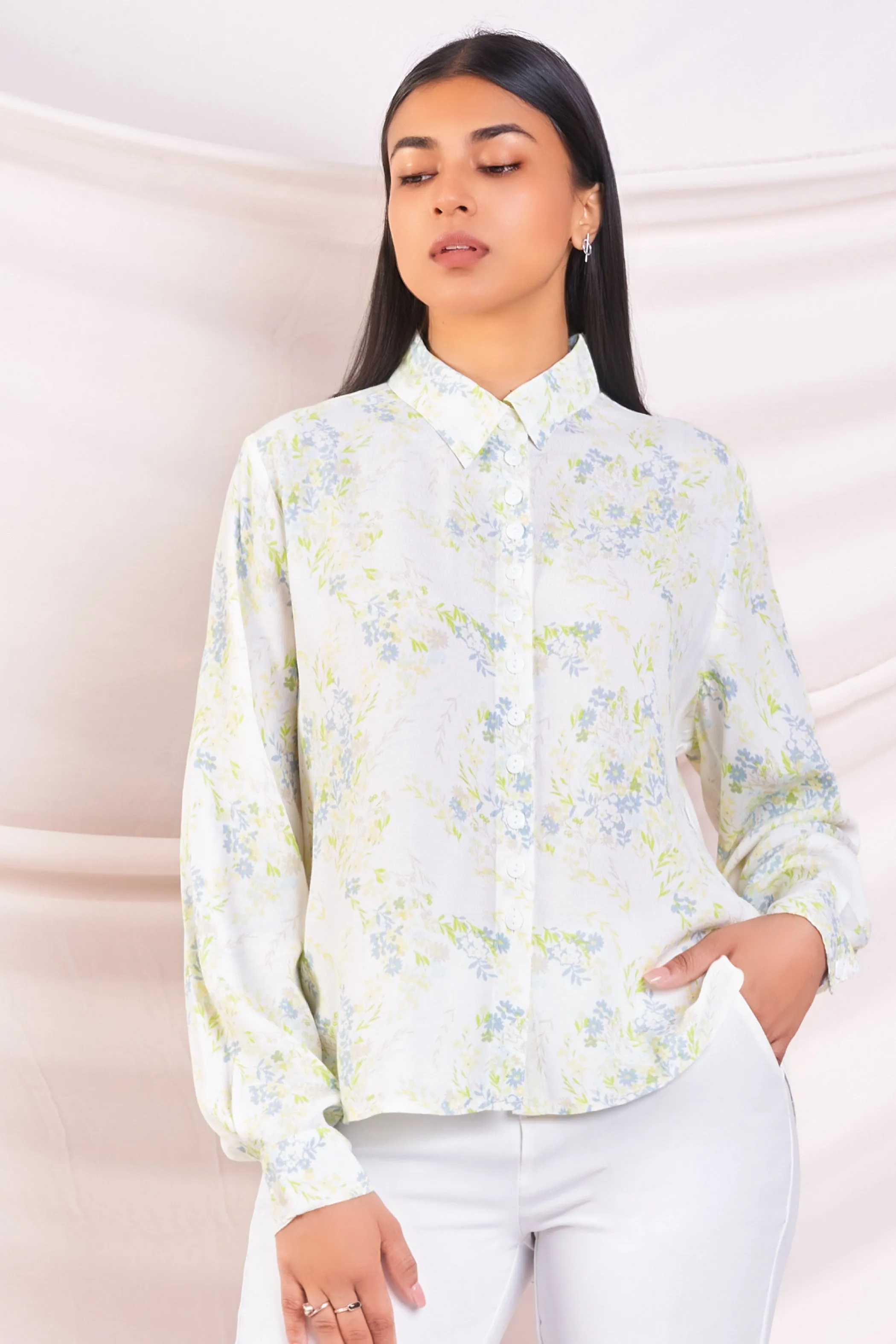 Printed Oversized Shirt