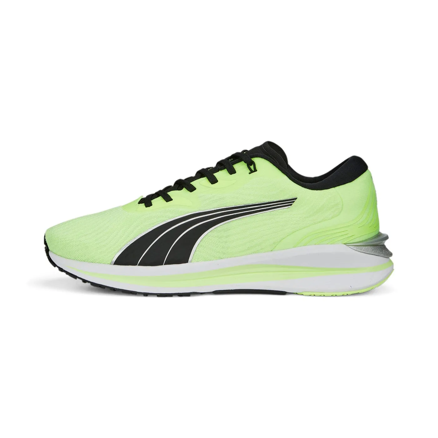 Puma men's running shoe Electrify Nitro 2 376814-12 fluorescent yellow black silver