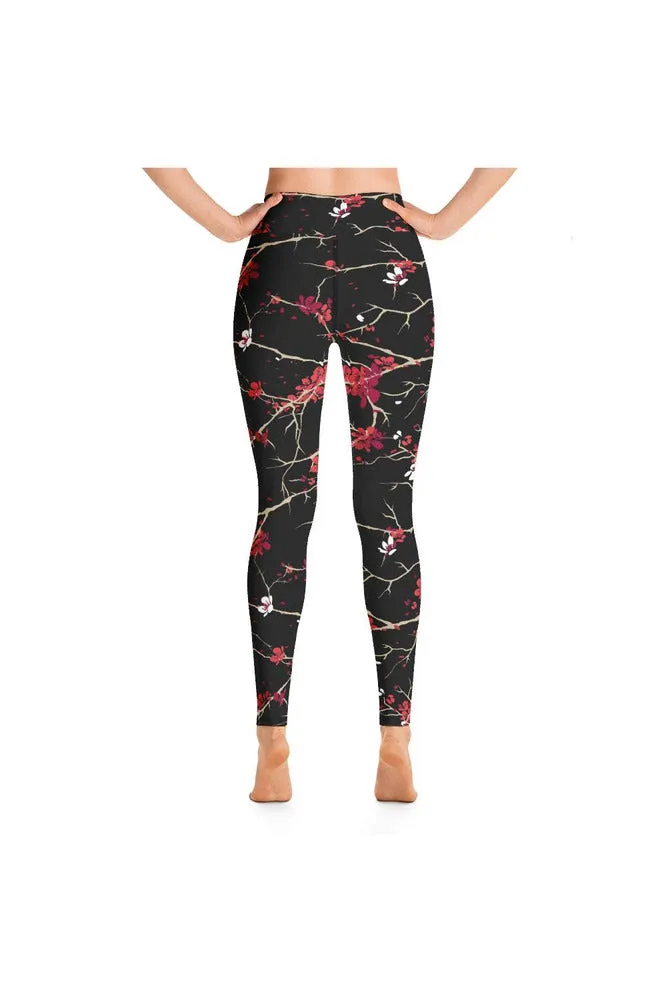 Sakura Dusk Yoga Leggings