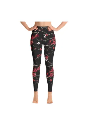 Sakura Dusk Yoga Leggings