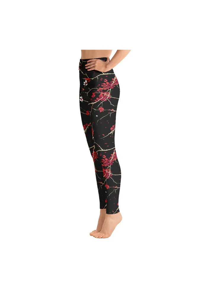 Sakura Dusk Yoga Leggings