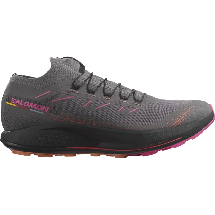 Salomon Pulsar Trail 2 Pro Shoe (Men's) Plum Kitten / Black / Pink Glo