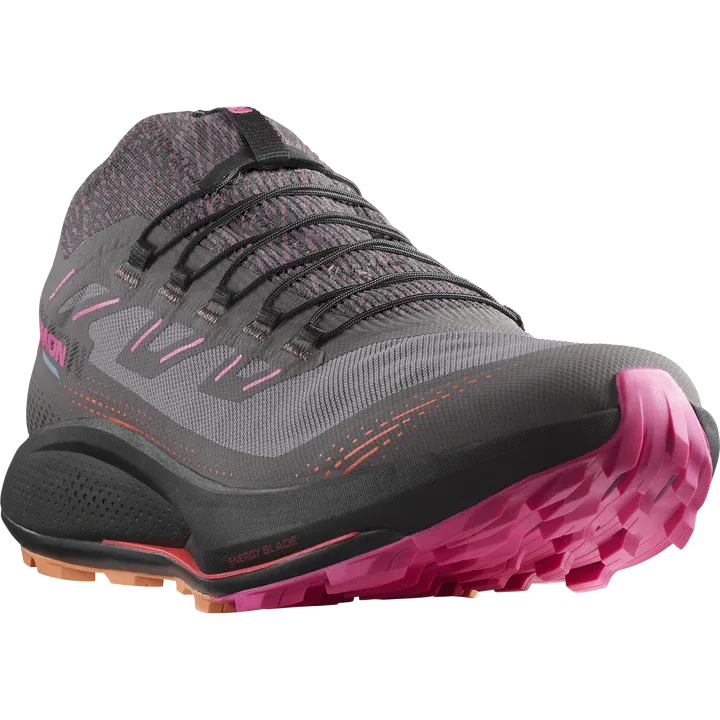 Salomon Pulsar Trail 2 Pro Shoe (Men's) Plum Kitten / Black / Pink Glo