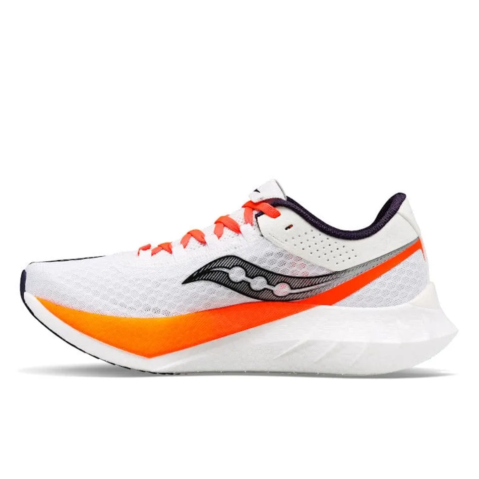 Saucony Endorphin Pro 4 Men's Running Shoes SS24 White / Black