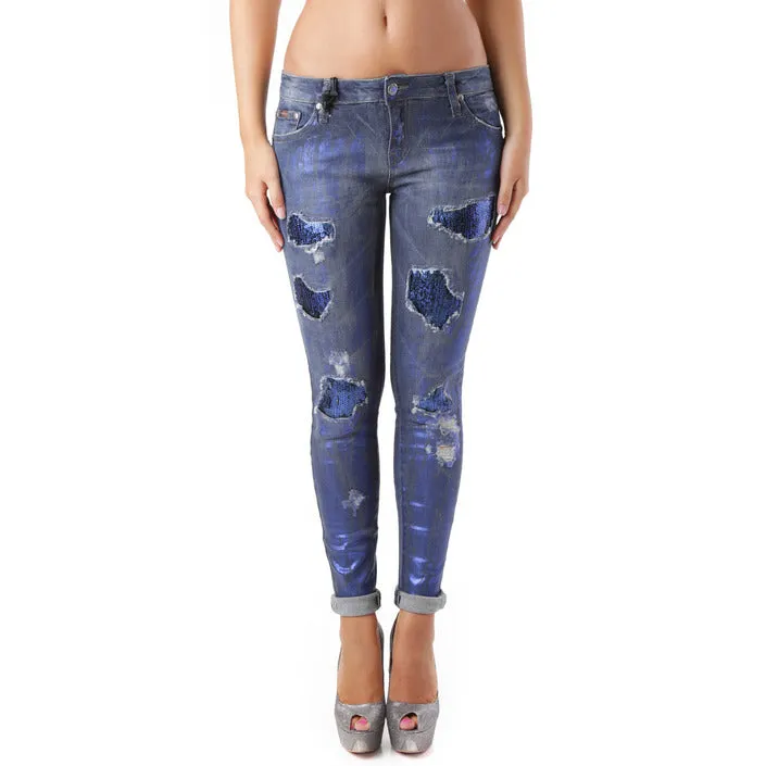 Sexy Woman Jeans Donna