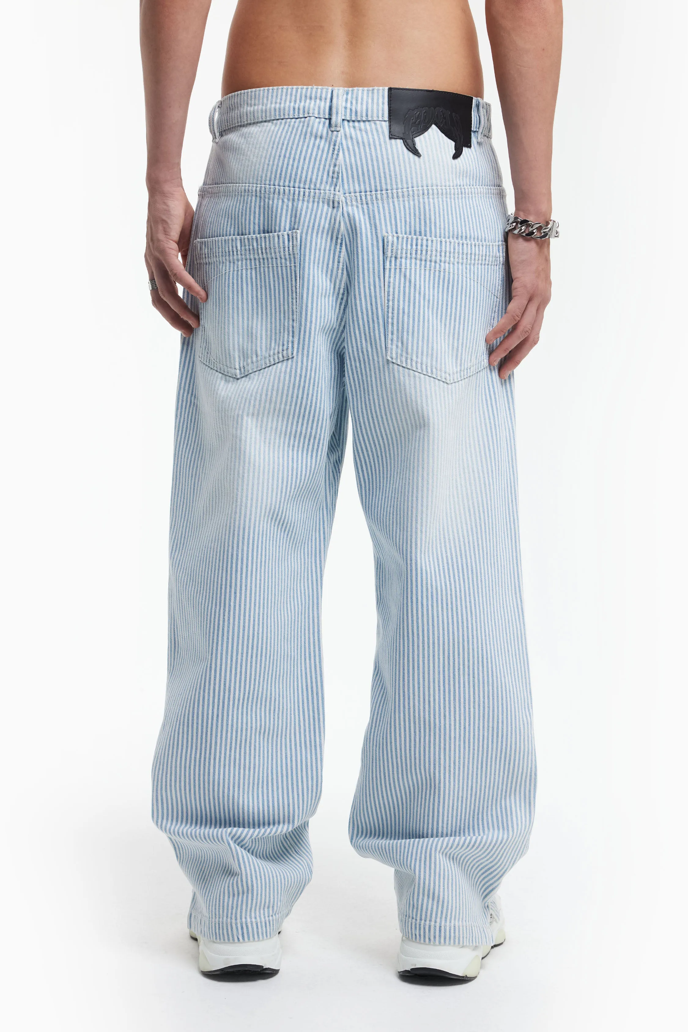 STRIPES BLUE DENIM