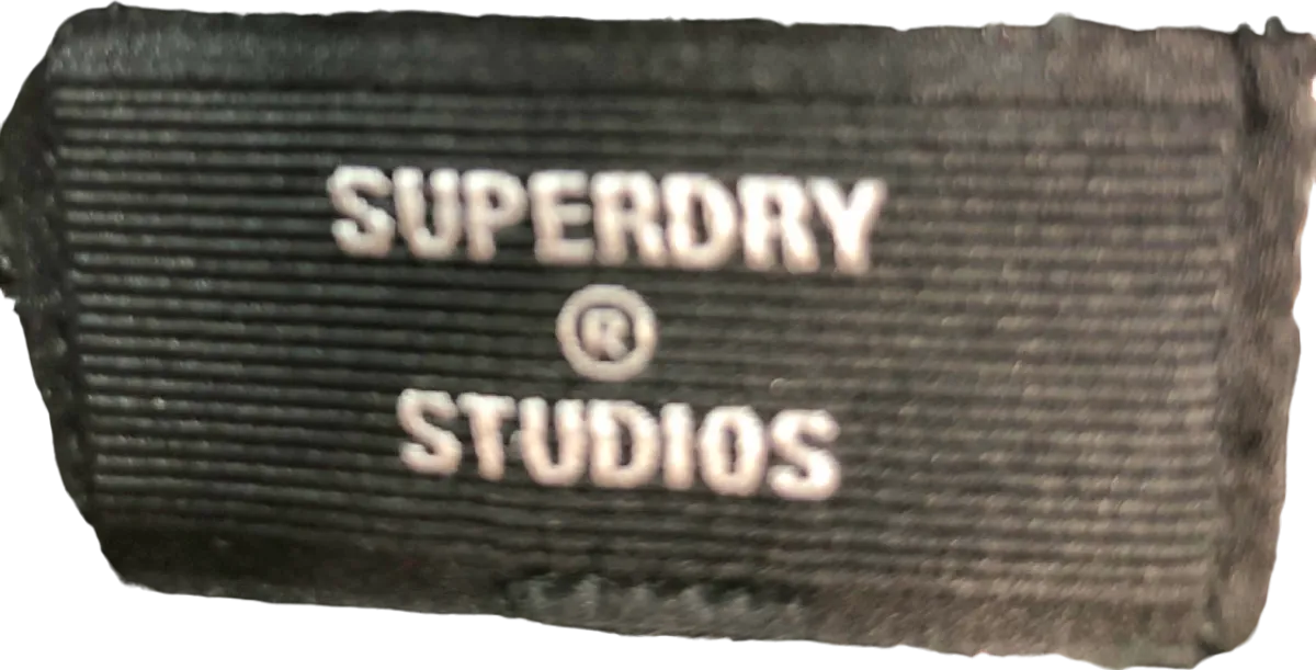 Superdry Gunmetal Studios Metallic Sweater UK Size 8